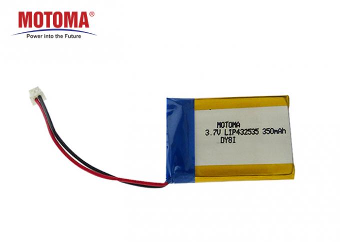 350mah Motoma電池、ヘッドホーンのための李ポリマー電池3.7 V 0