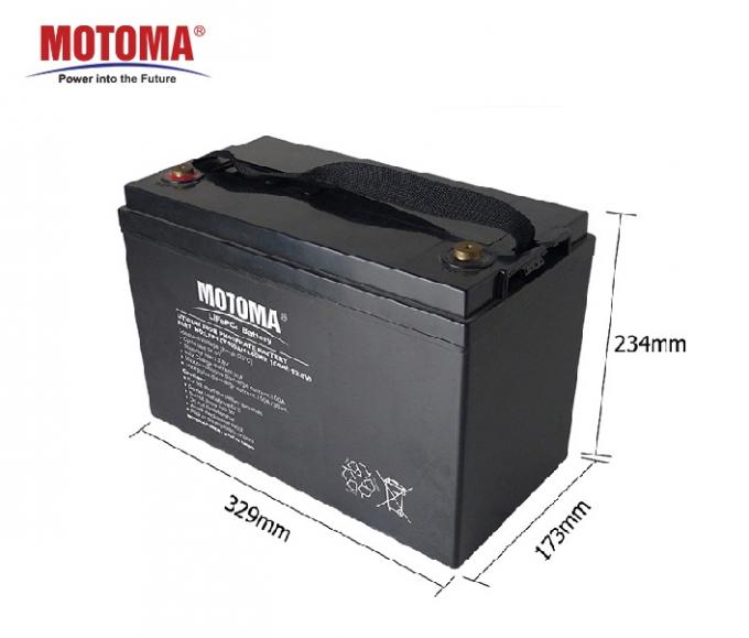 太陽街灯のためのMOTOMA 12V 100Ah LiFePO4電池 0