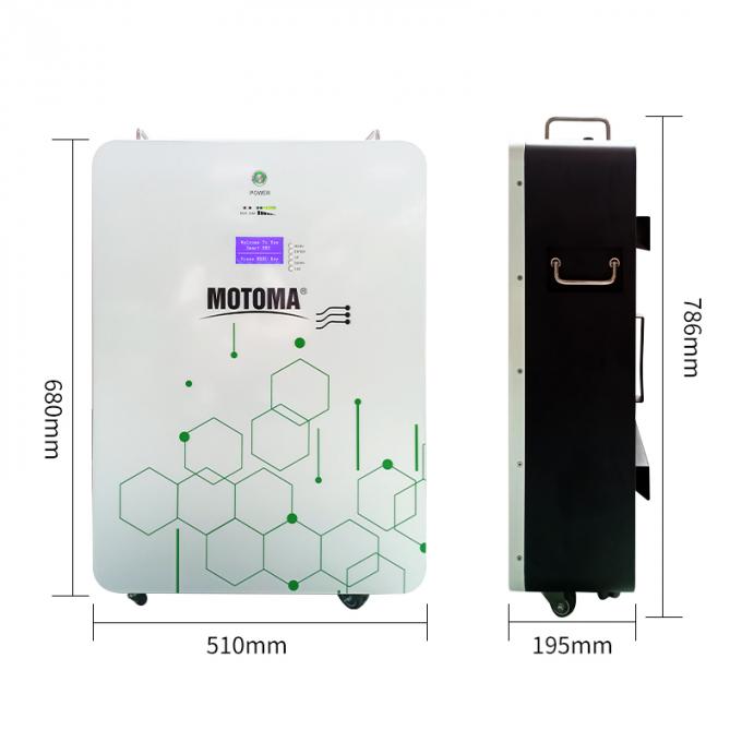Solar EnergyシステムのためのBluetooth 48V 200Ah LiFePO4電池のパック 0