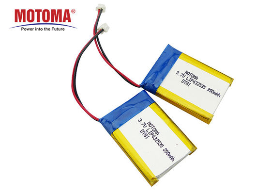 350mah Motoma電池、ヘッドホーンのための李ポリマー電池3.7 V
