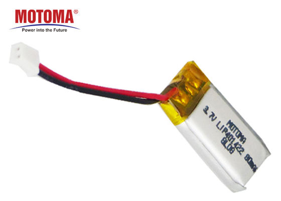 小型サイズ1年の保証との身につけられる装置電池3.7V 80mah
