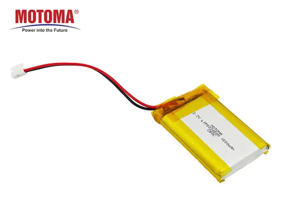 500回のサイクル寿命とのPOS機械3.7 V 1500mah Lipo電池の極度の細い
